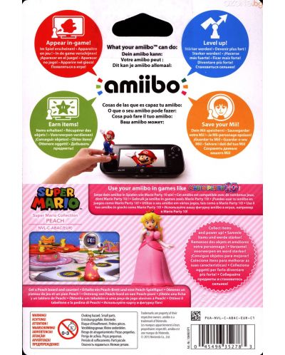 Figurina Nintendo amiibo - Peach [Super Mario] - 7